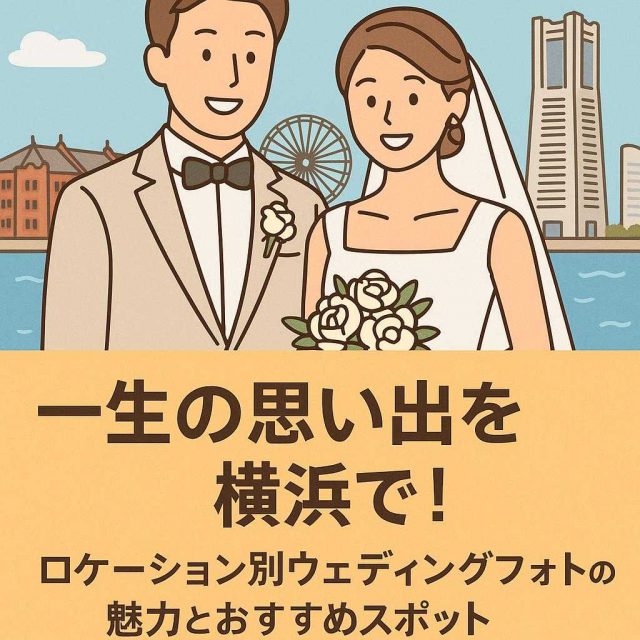 一生の思い出を横浜で！ロケーション別ウェディングフォトの魅力とおすすめスポット