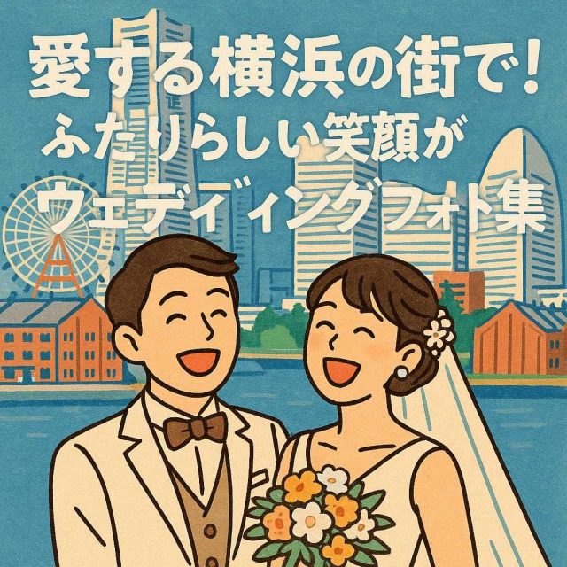 「愛する横浜の街で！ふたりらしい笑顔がはじけるウェディングフォト集」