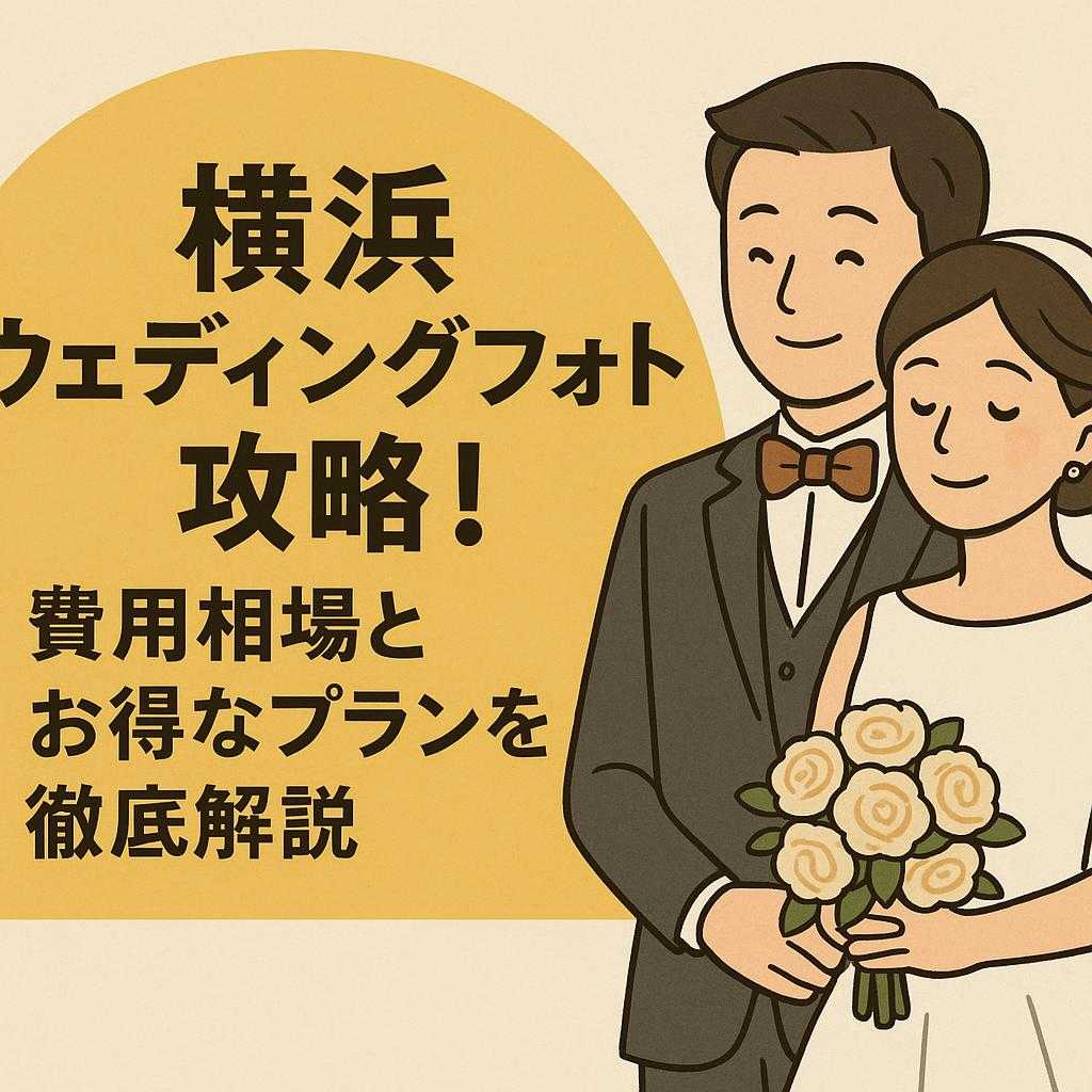 横浜ウェディングフォト攻略！費用相場とお得なプランを徹底解説