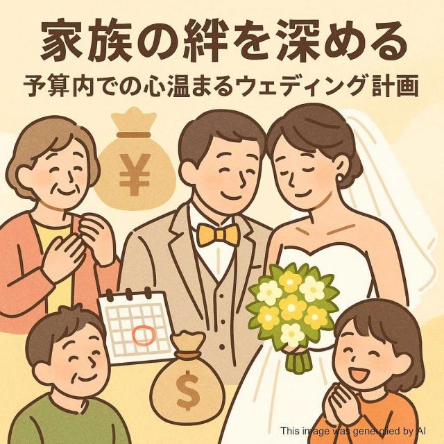 家族の絆を深める予算内での心温まるウェディング計画