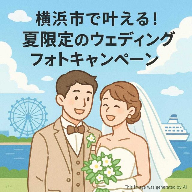 横浜市で叶える！夏限定のウェディングフォトキャンペーン