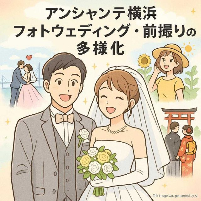 アンシャンテ横浜 フォトウェディング・前撮りの多様化