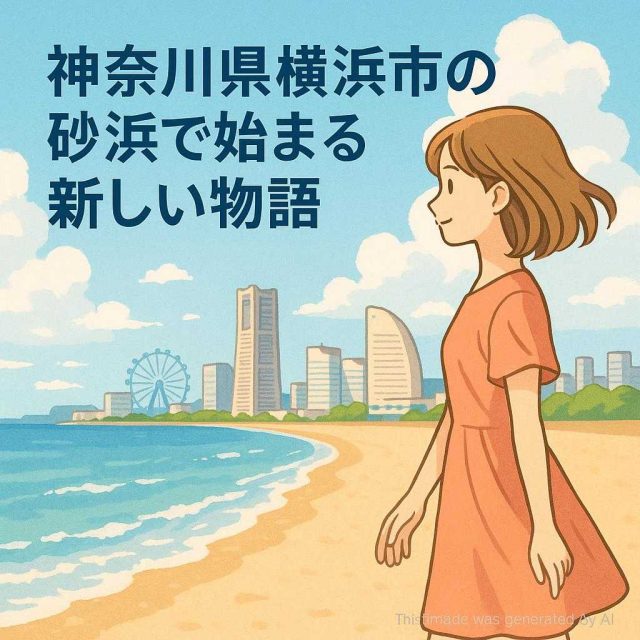 神奈川県横浜市の砂浜で始まる新しい物語