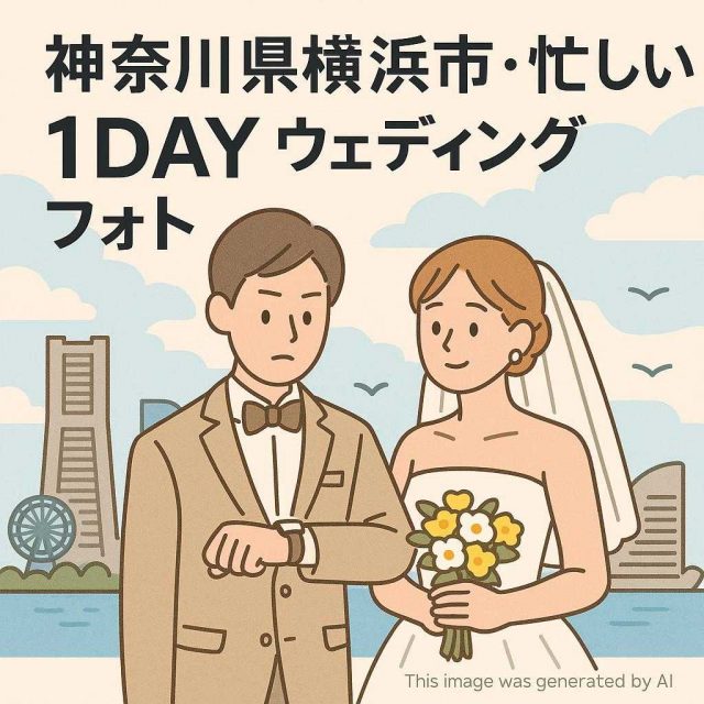 神奈川県横浜市・忙しい・訳あり・１DAYウェディングフォト