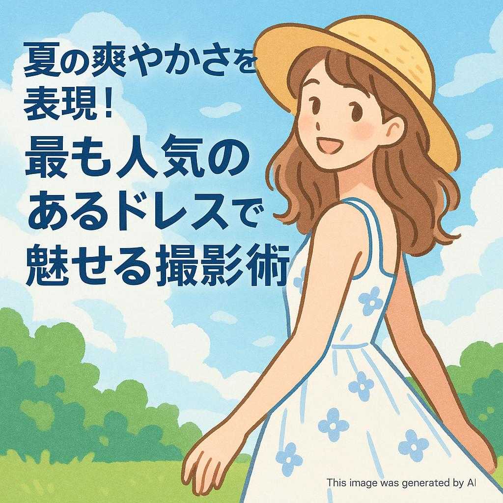 夏の爽やかさを表現！最も人気のあるドレスで魅せる撮影術