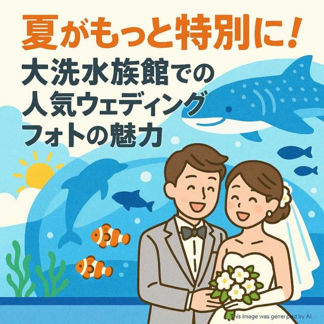 夏がもっと特別に！大洗水族館での人気ウェディングフォトの魅力