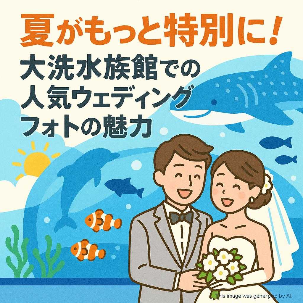 夏がもっと特別に！大洗水族館での人気ウェディングフォトの魅力
