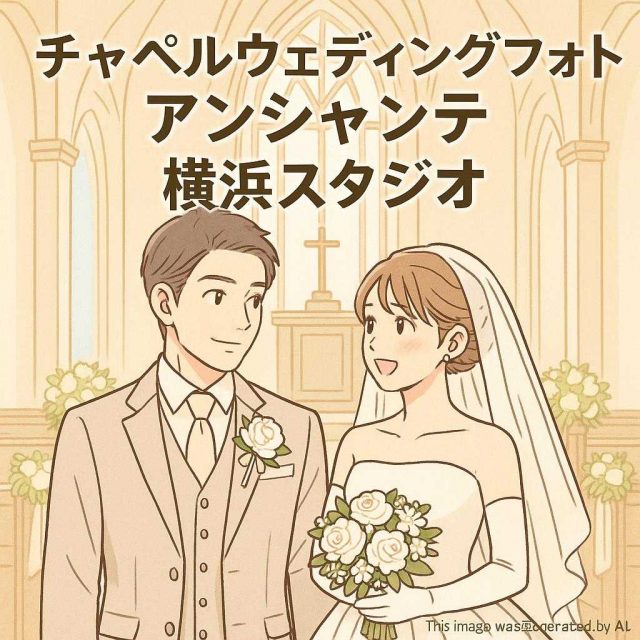 チャペルウェディングフォト アンシャンテ 横浜スタジオ