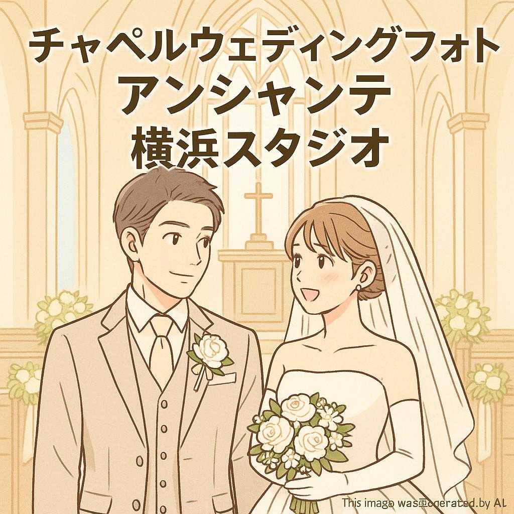 チャペルウェディングフォト アンシャンテ 横浜スタジオ