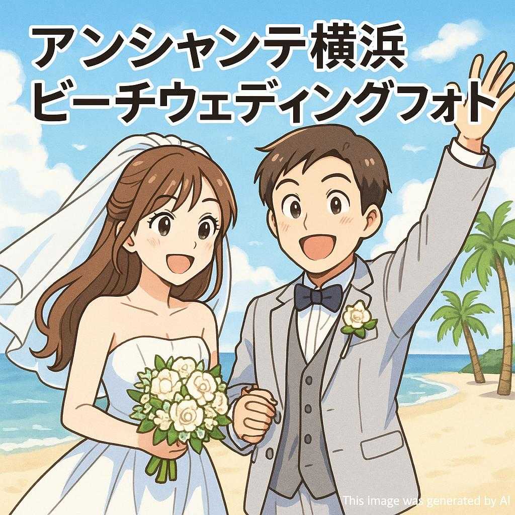 アンシャンテ横浜 ビーチウェディングフォイト