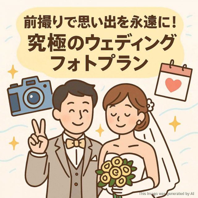 前撮りで思い出を永遠に！究極のウェディングフォトプラン