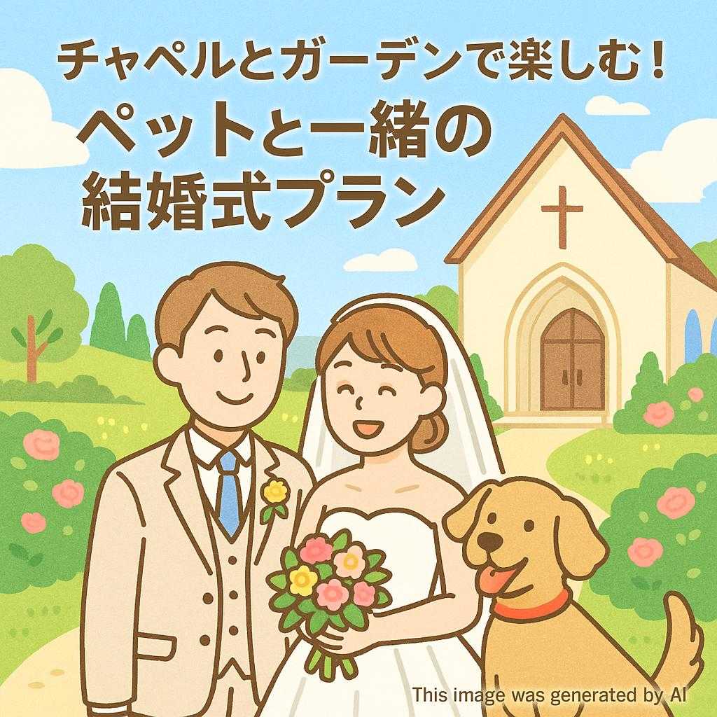 チャペルとガーデンで楽しむ！ペットと一緒の結婚式プラン