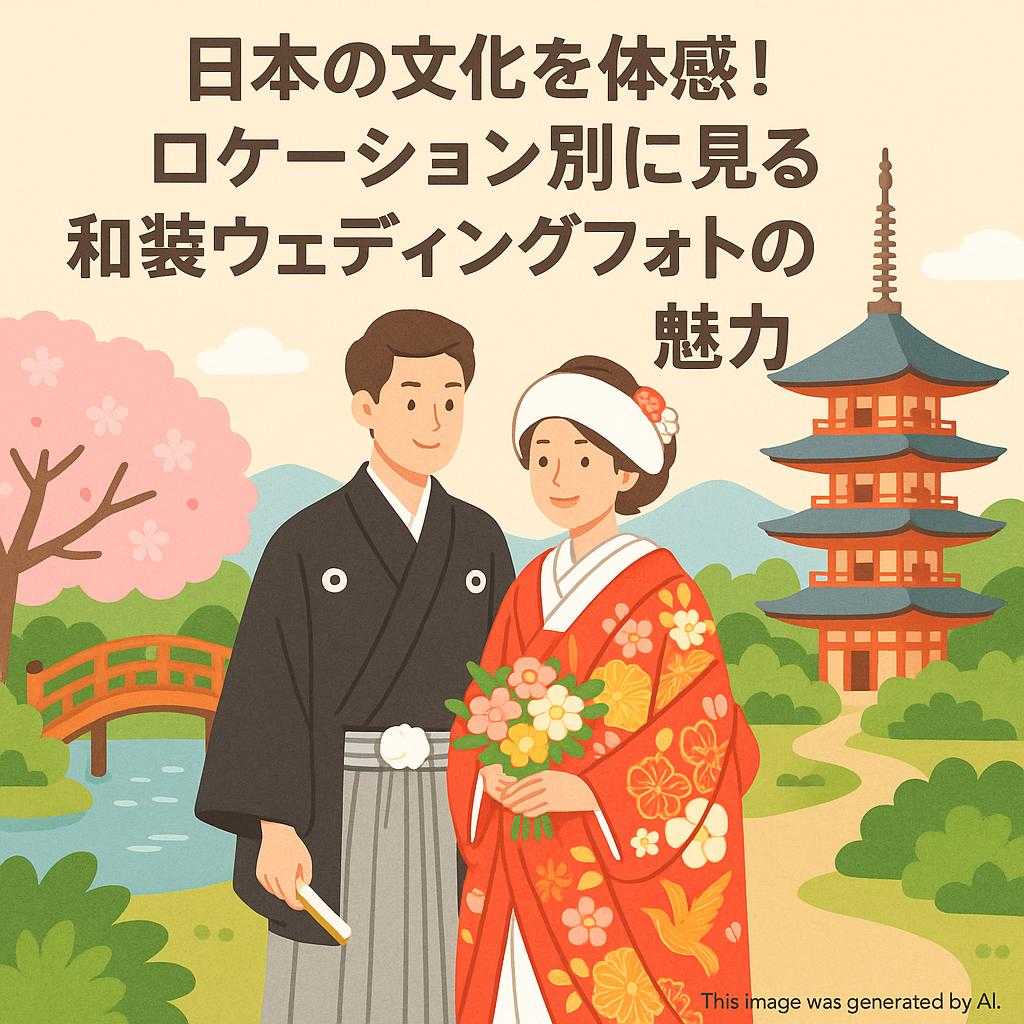 日本の文化を体感！ロケーション別に見る和装ウェディングフォトの魅力
