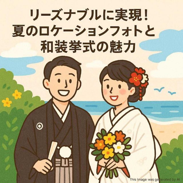 リーズナブルに実現！夏のロケーションフォトと和装挙式の魅力