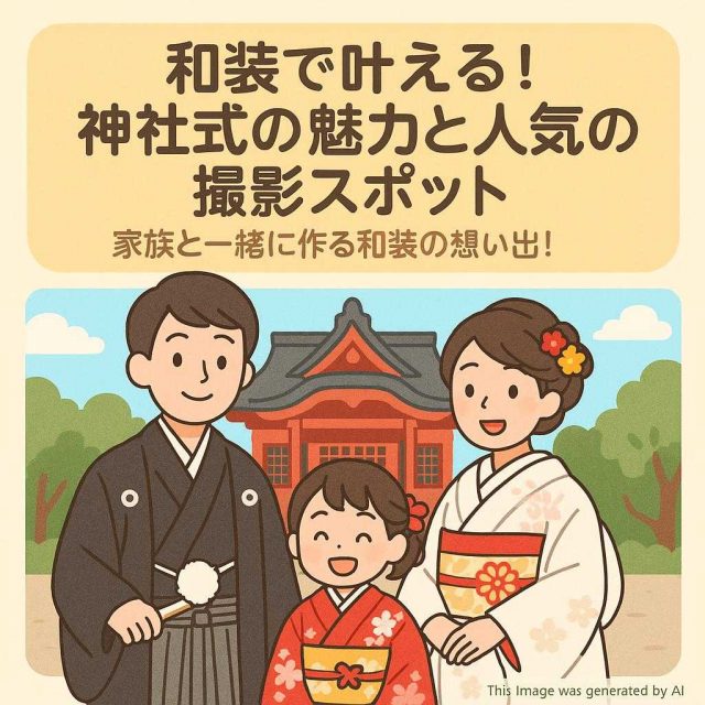 和装で叶える！神社式の魅力と人気の撮影スポット 記事生成 家族と一緒に作る和装の想い出！