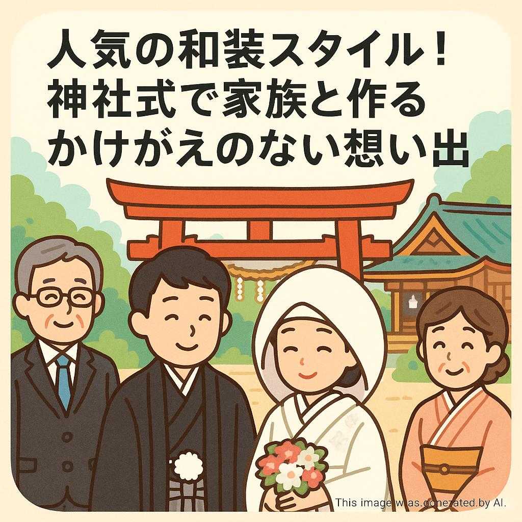 人気の和装スタイル！神社式で家族と作るかけがえのない想い出