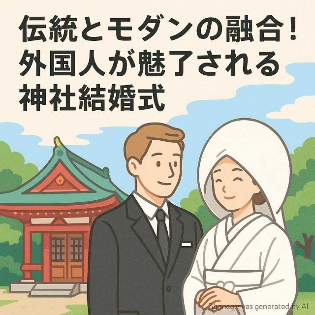 伝統とモダンの融合！外国人が魅了される神社結婚式
