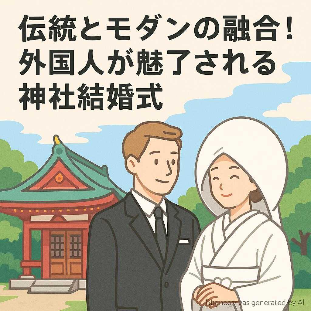 伝統とモダンの融合！外国人が魅了される神社結婚式