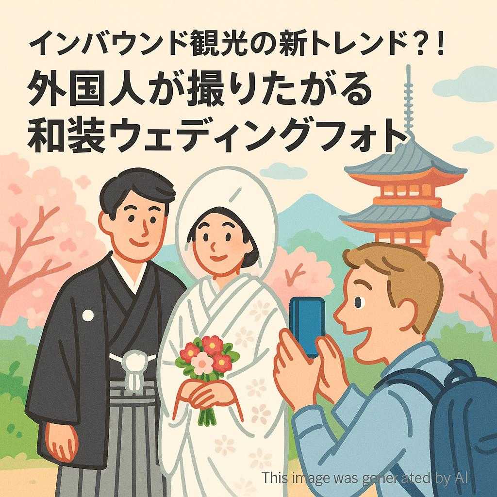 インバウンド観光の新トレンド？！外国人が撮りたがる和装ウェディングフォト