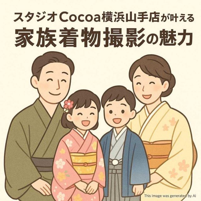 スタジオCocoa横浜山手店が叶える家族着物撮影の魅力