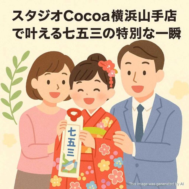 スタジオCocoa横浜山手店で叶える七五三の特別な一瞬
