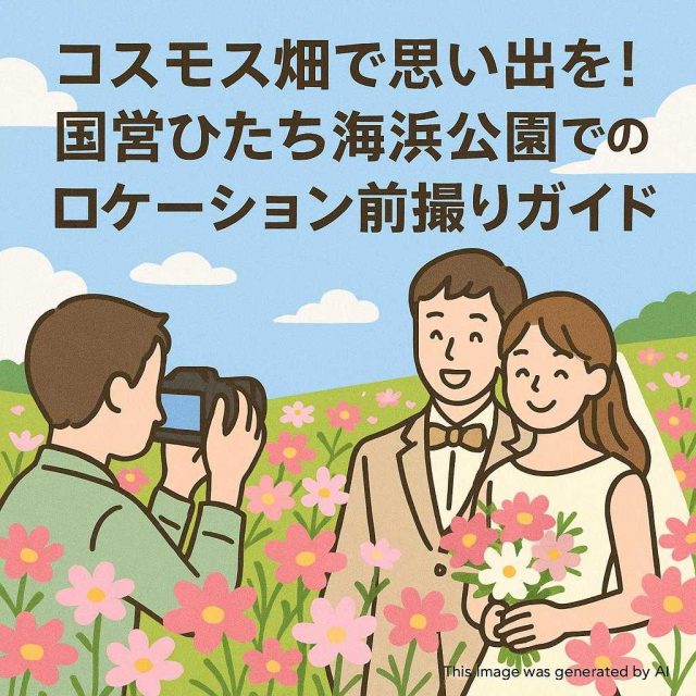 コスモス畑で思い出を！国営ひたち海浜公園でのロケーション前撮りガイド