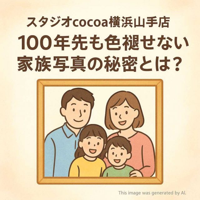 スタジオcocoa横浜山手店 100年先も色褪せない家族写真の秘密とは？