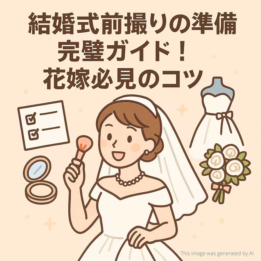 結婚式前撮りの準備完璧ガイド！花嫁必見のコツ