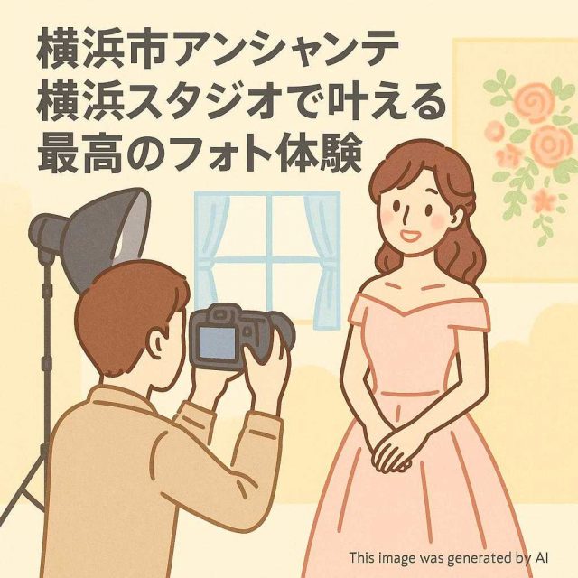 横浜市アンシャンテ横浜スタジオで叶える最高のフォト体験