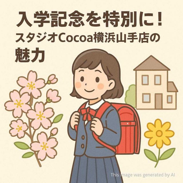 入学記念を特別に！スタジオCocoa横浜山手店の魅力