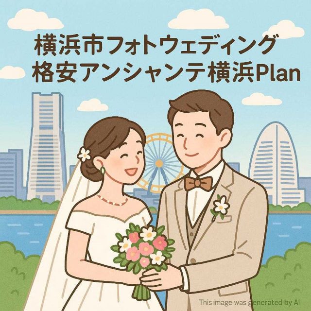 横浜市フォトウェディング格安アンシャンテ横浜Plan