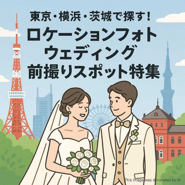 東京・横浜・茨城で探す！ロケーションフォトウェディング前撮りスポット特集