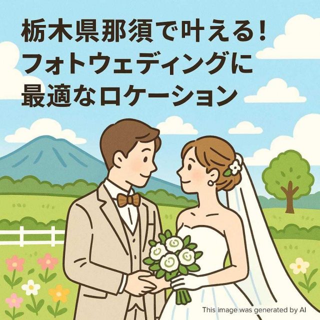 栃木県那須で叶える！フォトウェディングに最適なロケーション