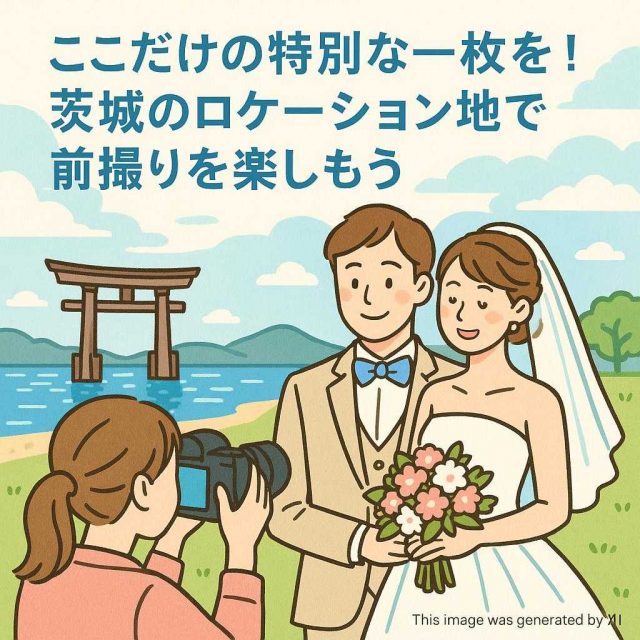 ここだけの特別な一枚を！茨城のロケーション地で前撮りを楽しもう