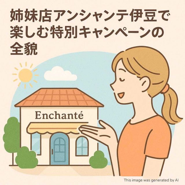 姉妹店アンシャンテ伊豆で楽しむ特別キャンペーンの全貌