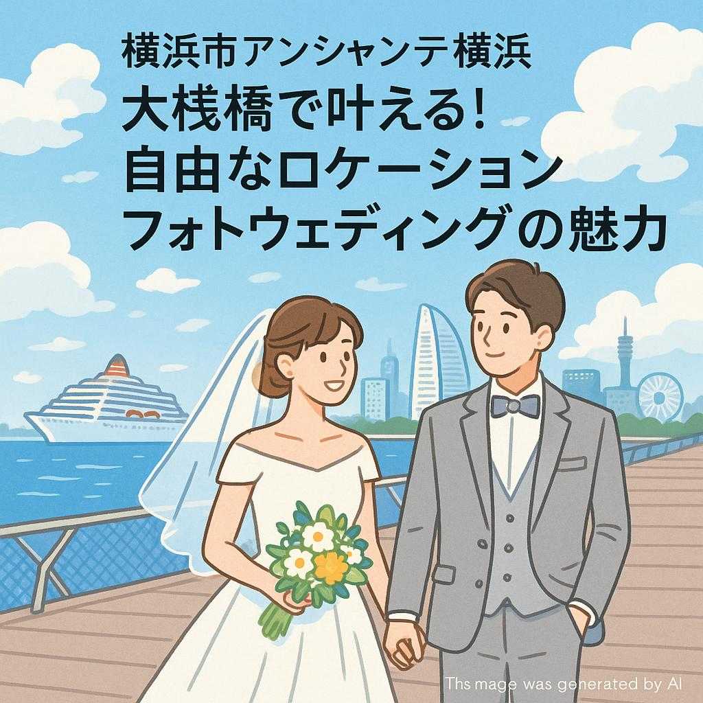 横浜市アンシャンテ横浜 大桟橋で叶える！自由なロケーションフォトウェディングの魅力