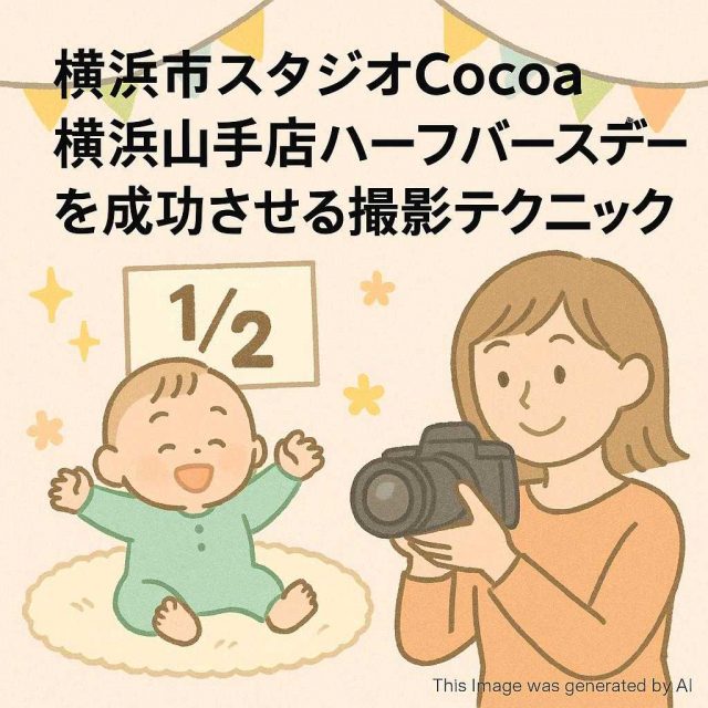 横浜市スタジオCocoa横浜山手店ハーフバースデーを成功させる撮影テクニック