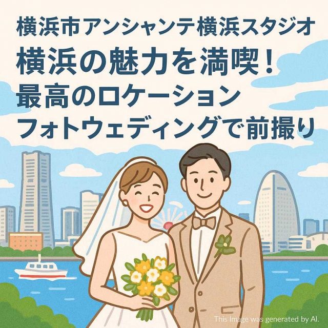 横浜市アンシャンテ横浜スタジオ 横浜の魅力を満喫！最高のロケーションフォトウェディングで前撮りを