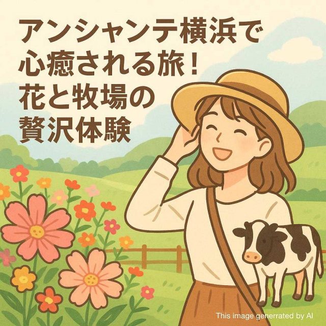 アンシャンテ横浜で心癒される旅！花と牧場の贅沢体験