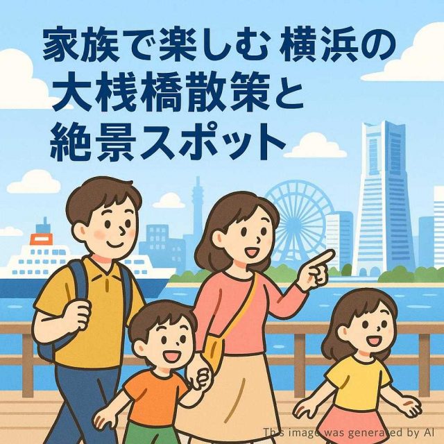 家族で楽しむ横浜の大桟橋散策と絶景スポット