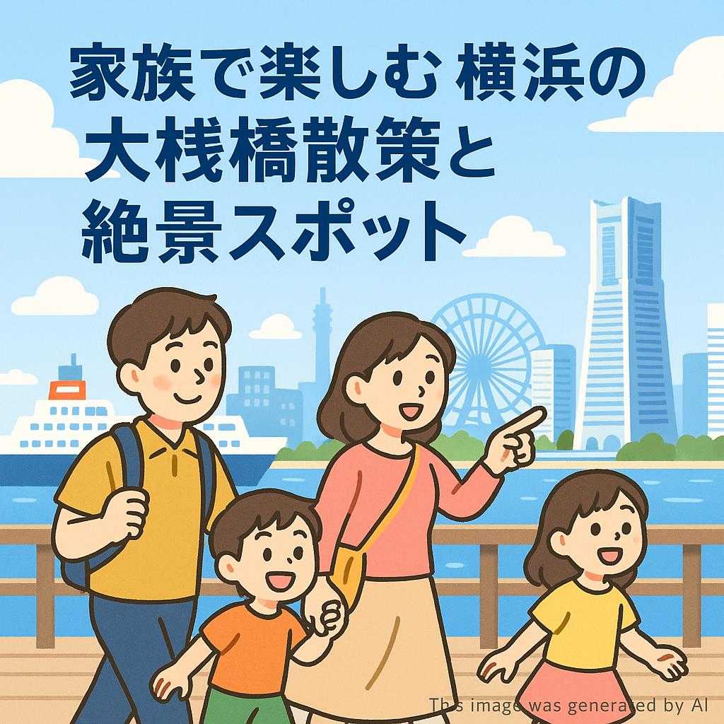 家族で楽しむ横浜の大桟橋散策と絶景スポット