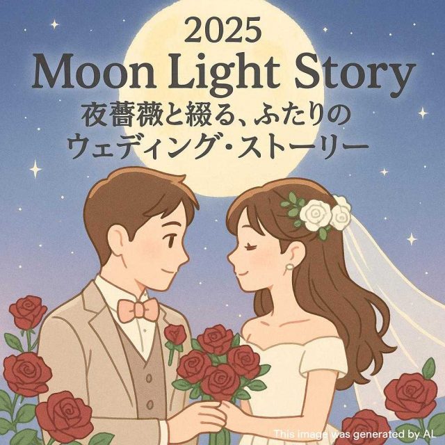 2025 Moon Light Story：夜薔薇と綴る、ふたりのウェディング・ストーリー