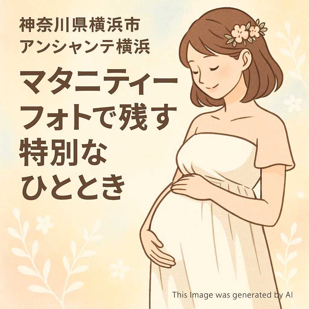 神奈川県横浜市 アンシャンテ横浜 マタニティーフォトで残す特別なひととき