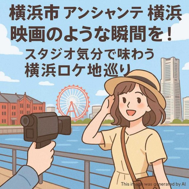 横浜市アンシャンテ横浜 映画のような瞬間を！スタジオ気分で味わう横浜ロケ地巡り