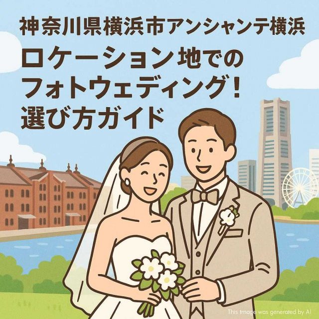 神奈川県横浜市アンシャンテ横浜 ロケーション地でのフォトウェディング！選び方ガイド