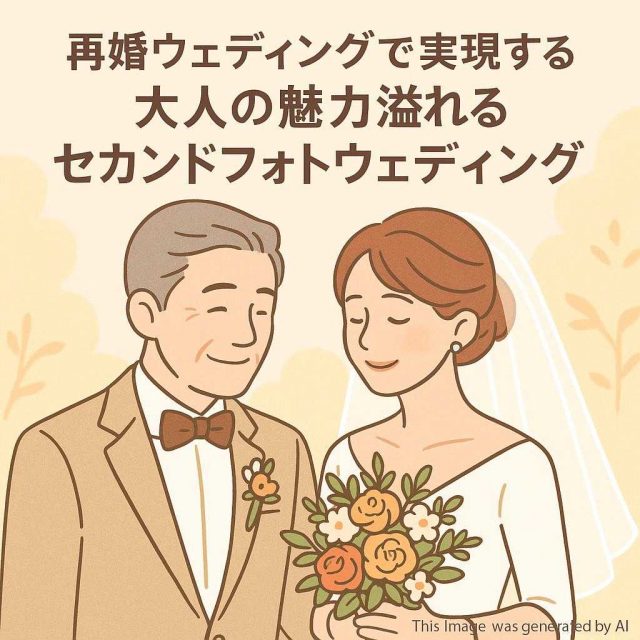再婚ウェディングで実現する大人の魅力溢れるセカンドフォトウェディング