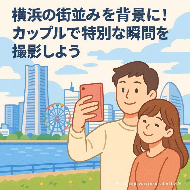 横浜の街並みを背景に！カップルで特別な瞬間を撮影しよう