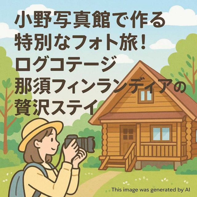 小野写真館で作る特別なフォト旅！ログコテージ那須フィンランディアの贅沢ステイ