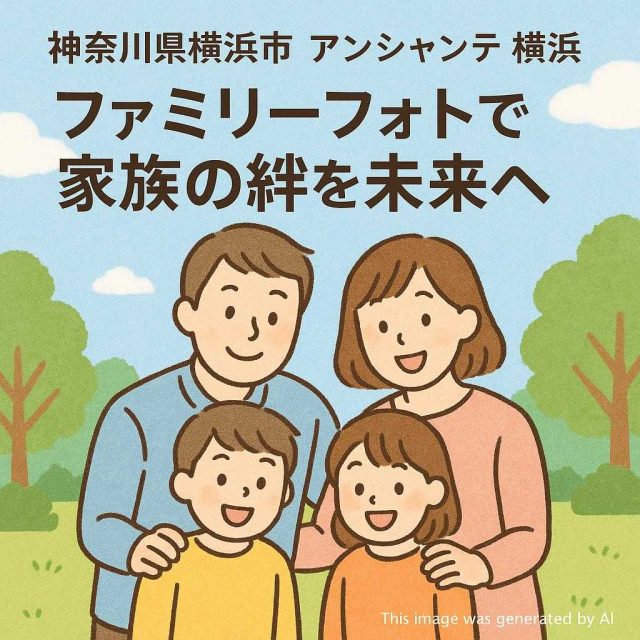 神奈川県横浜市 アンシャンテ横浜 ファミリーフォトで家族の絆を未来へ