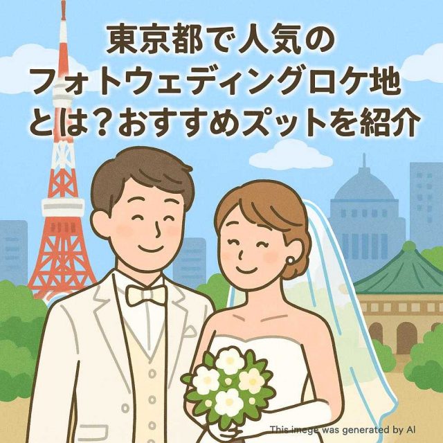 東京都で人気のフォトウェディングロケ地とは？おすすめスポットを紹介